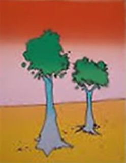 Life on a Yellow Planet Limited Edition Print - Peter Max