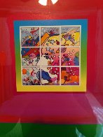 Profile on Blends - Deluxe Ver.1 #4 Unique 19x15 Works on Paper (not prints) by Peter Max - 1 Profile on Blends - Deluxe Ver.1 #4 Unique 19x15 Works on Paper (not prints) by Peter Max - 1
