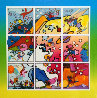 Profile on Blends - Deluxe Ver.1 #4 Unique 19x15 Works on Paper (not prints) by Peter Max - 0