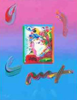 Blushing Beauty Unique 10x8 Works on Paper (not prints) by Peter Max - 0 Blushing Beauty Unique 10x8 Works on Paper (not prints) by Peter Max - 0