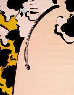 Peach Lady 1970 Limited Edition Print - Peter Max Peach Lady 1970 Limited Edition Print - Peter Max