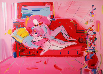 Dega and Woman 1990 Limited Edition Print - Peter Max Dega and Woman 1990 Limited Edition Print - Peter Max