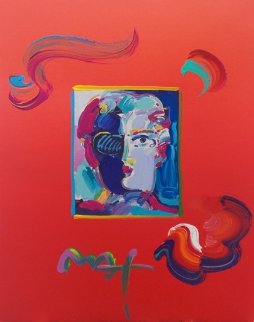 Fauve (Overpaint) 2010 Unique 16x12 Works on Paper (not prints) - Peter Max Fauve (Overpaint) 2010 Unique 16x12 Works on Paper (not prints) - Peter Max