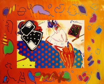 Rising Sun Collage 2 Unique 8x10 Works on Paper (not prints) - Peter Max Rising Sun Collage 2 Unique 8x10 Works on Paper (not prints) - Peter Max