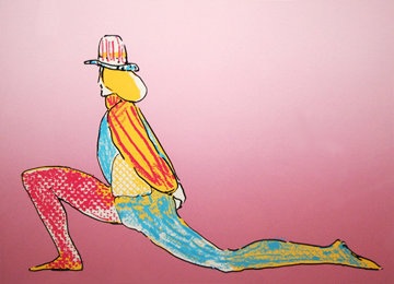 Performer With Hat 1979 (Early) Limited Edition Print - Peter Max Performer With Hat 1979 (Early) Limited Edition Print - Peter Max
