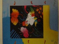 Lady Floating Flowers 2004 Limited Edition Print by Peter Max - 1 Lady Floating Flowers 2004 Limited Edition Print by Peter Max - 1