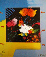 Lady Floating Flowers 2004 Limited Edition Print by Peter Max - 0 Lady Floating Flowers 2004 Limited Edition Print by Peter Max - 0