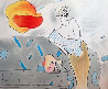 Semi Nude With Flower Zoople 1980 Limited Edition Print by Peter Max - 0