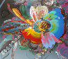 New York Flower Show  Unique 1999 43x32 Huge Works on Paper (not prints) by Peter Max - 0