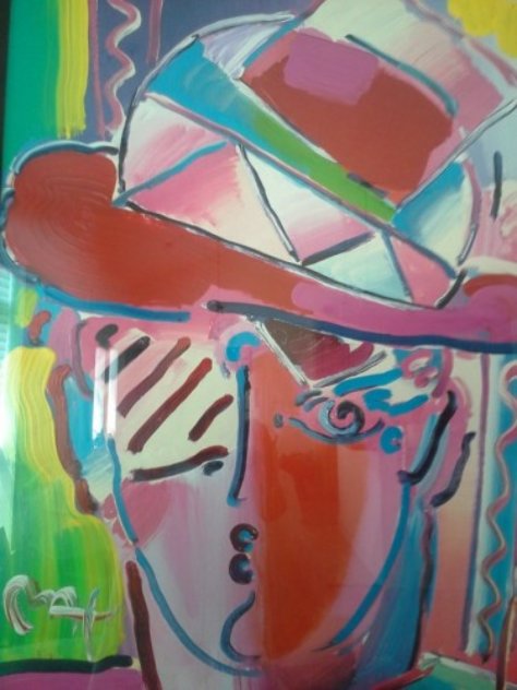 Zero Prism 2002 40x34 Huge Works on Paper (not prints) by Peter Max