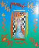 Statue of Liberty Collage 14x12 Works on Paper (not prints) by Peter Max - 0