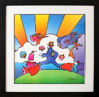 Cosmic Runner 2000 Limited Edition Print by Peter Max - 1 Cosmic Runner 2000 Limited Edition Print by Peter Max - 1