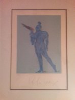 Circus Performer With Bird 1976 Limited Edition Print by Peter Max - 1 Circus Performer With Bird 1976 Limited Edition Print by Peter Max - 1
