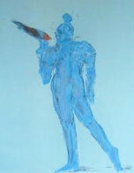Circus Performer With Bird 1976 Limited Edition Print by Peter Max - 0 Circus Performer With Bird 1976 Limited Edition Print by Peter Max - 0
