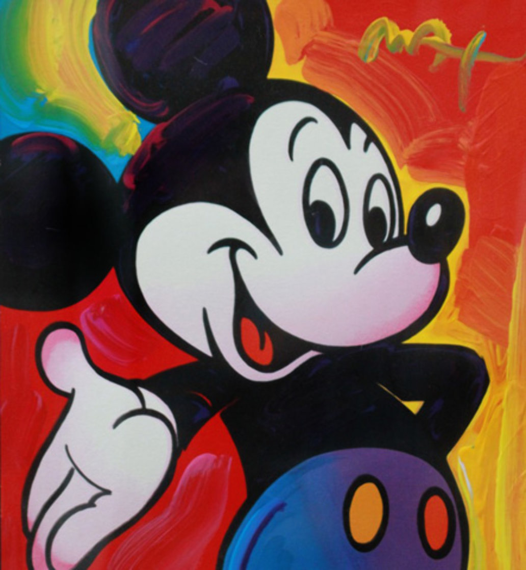 Mickey 2003 Unique 2003 37x35 Works on Paper (not prints) by Peter Max Mickey 2003 Unique 2003 37x35 Works on Paper (not prints) by Peter Max