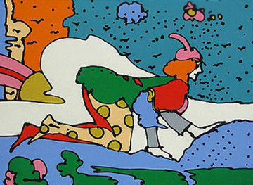 Playful Prince 1972 Limited Edition Print - Peter Max Playful Prince 1972 Limited Edition Print - Peter Max