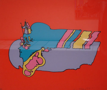Remembering The Flight 1970 Limited Edition Print - Peter Max Remembering The Flight 1970 Limited Edition Print - Peter Max