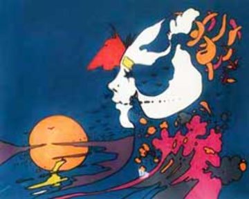 Untitled Serigraph 1972 Limited Edition Print - Peter Max Untitled Serigraph 1972 Limited Edition Print - Peter Max