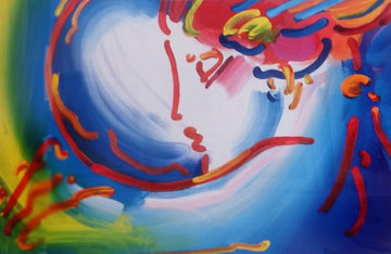 I Love the World Unique 2004 18x23 Works on Paper (not prints) - Peter Max I Love the World Unique 2004 18x23 Works on Paper (not prints) - Peter Max