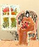 Lady in Brown 1978  (Early) Vintage Limited Edition Print by Peter Max - 0