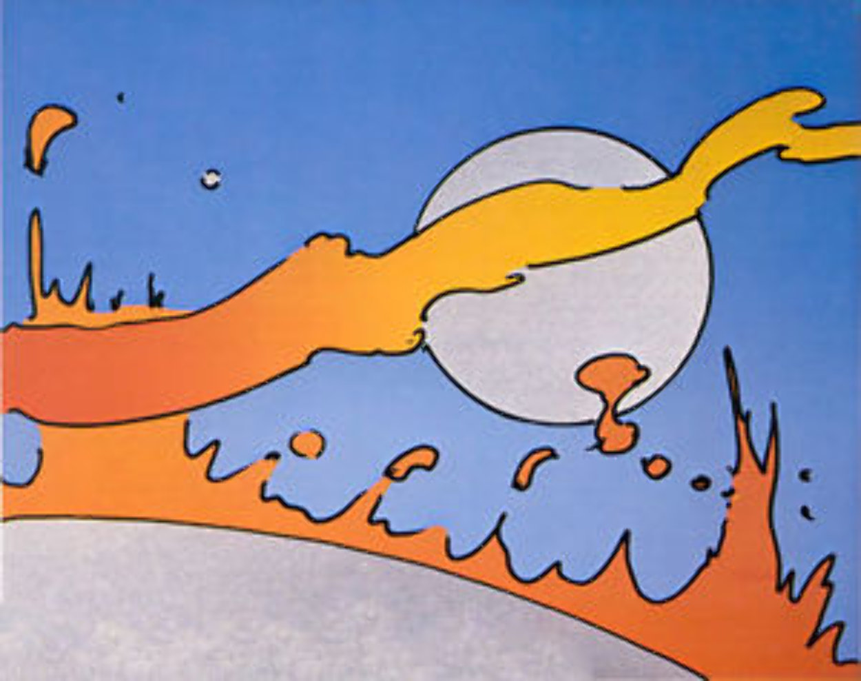 Close to the Sun Limited Edition Print by Peter Max Close to the Sun Limited Edition Print by Peter Max
