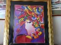 Blushing Beauty 2002 Unique 34x40 Super Huge Works on Paper (not prints) by Peter Max - 2 Blushing Beauty 2002 Unique 34x40 Super Huge Works on Paper (not prints) by Peter Max - 2
