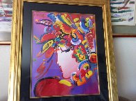 Blushing Beauty 2002 Unique 34x40 Super Huge Works on Paper (not prints) by Peter Max - 1 Blushing Beauty 2002 Unique 34x40 Super Huge Works on Paper (not prints) by Peter Max - 1