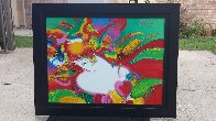 Flower Blossom Lady #5 2004 39x48 Huge Original Painting by Peter Max - 1 Flower Blossom Lady #5 2004 39x48 Huge Original Painting by Peter Max - 1