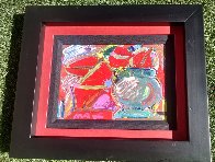 Untitled Painting 1989 19x16 Original Painting by Peter Max - 2 Untitled Painting 1989 19x16 Original Painting by Peter Max - 2