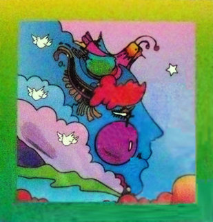 Woodstock Series: Profile on Blends 2006 Unique 22x24 Works on Paper (not prints) - Peter Max Woodstock Series: Profile on Blends 2006 Unique 22x24 Works on Paper (not prints) - Peter Max