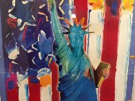 United We Stand II Unique 2005 38x31 Works on Paper (not prints) by Peter Max - 3 United We Stand II Unique 2005 38x31 Works on Paper (not prints) by Peter Max - 3