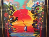 Better World III 1999 Unique 24x18 Works on Paper (not prints) by Peter Max - 2 Better World III 1999 Unique 24x18 Works on Paper (not prints) by Peter Max - 2