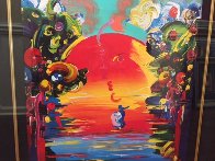 Better World III 1999 Unique 24x18 Works on Paper (not prints) by Peter Max - 5 Better World III 1999 Unique 24x18 Works on Paper (not prints) by Peter Max - 5