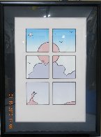 Landscape Through Window 1979 Limited Edition Print by Peter Max - 1 Landscape Through Window 1979 Limited Edition Print by Peter Max - 1