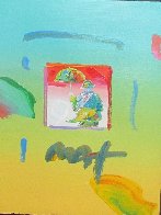Umbrella Man 2006 8x11 Works on Paper (not prints) by Peter Max - 0 Umbrella Man 2006 8x11 Works on Paper (not prints) by Peter Max - 0