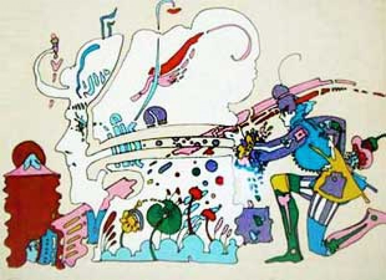 Innocence PP 1971 Limited Edition Print by Peter Max Innocence PP 1971 Limited Edition Print by Peter Max