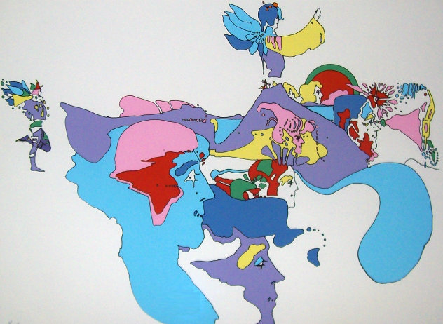Going East 1970 (Vintage) Limited Edition Print by Peter Max