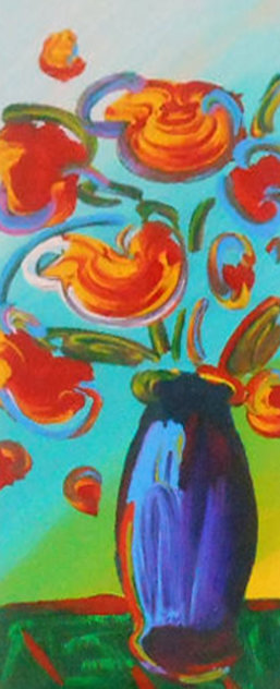 Vase of Flowers 2010 Limited Edition Print by Peter Max