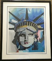 Liberty Head Unique 42x54 Super Huge Works on Paper (not prints) by Peter Max - 1 Liberty Head Unique 42x54 Super Huge Works on Paper (not prints) by Peter Max - 1