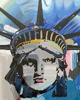 Liberty Head Unique 42x54 Super Huge Works on Paper (not prints) by Peter Max - 0 Liberty Head Unique 42x54 Super Huge Works on Paper (not prints) by Peter Max - 0