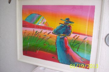 Walking in Reeds Limited Edition Print - Peter Max Walking in Reeds Limited Edition Print - Peter Max
