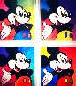 Walt Disney- Mickey Suite #1, 4 Framed  Prints  1994 Limited Edition Print by Peter Max - 0