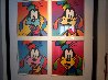 Goofy - Framed Suite of 4 Serigraphs - 1994 Limited Edition Print by Peter Max - 1