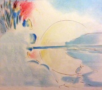 Red Sun 1978 (Vintage) Limited Edition Print - Peter Max
