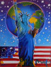 Peace on Earth 2 Unique 32x37 Huge Works on Paper (not prints) by Peter Max - 0