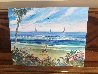 Untitled Seascape 1998 10x13 Original Painting by Ruth Mayer - 1