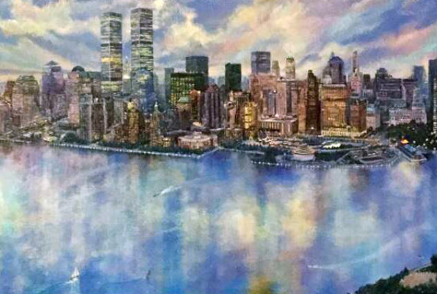 I Love New York 2000 62x26 Huge - NYC - Twin Towers Limited Edition Print by Ruth Mayer