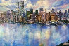 I Love New York 2000 62x26 Huge - NYC - Twin Towers Limited Edition Print by Ruth Mayer - 0