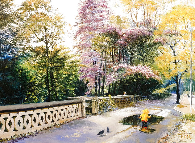 Central Park, New York 1998 Embellished - NYC Limited Edition Print by Ruth Mayer