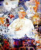 Song of a Beautiful Soul 2004 27x25  - Pope Original Painting by Ruth Mayer - 0